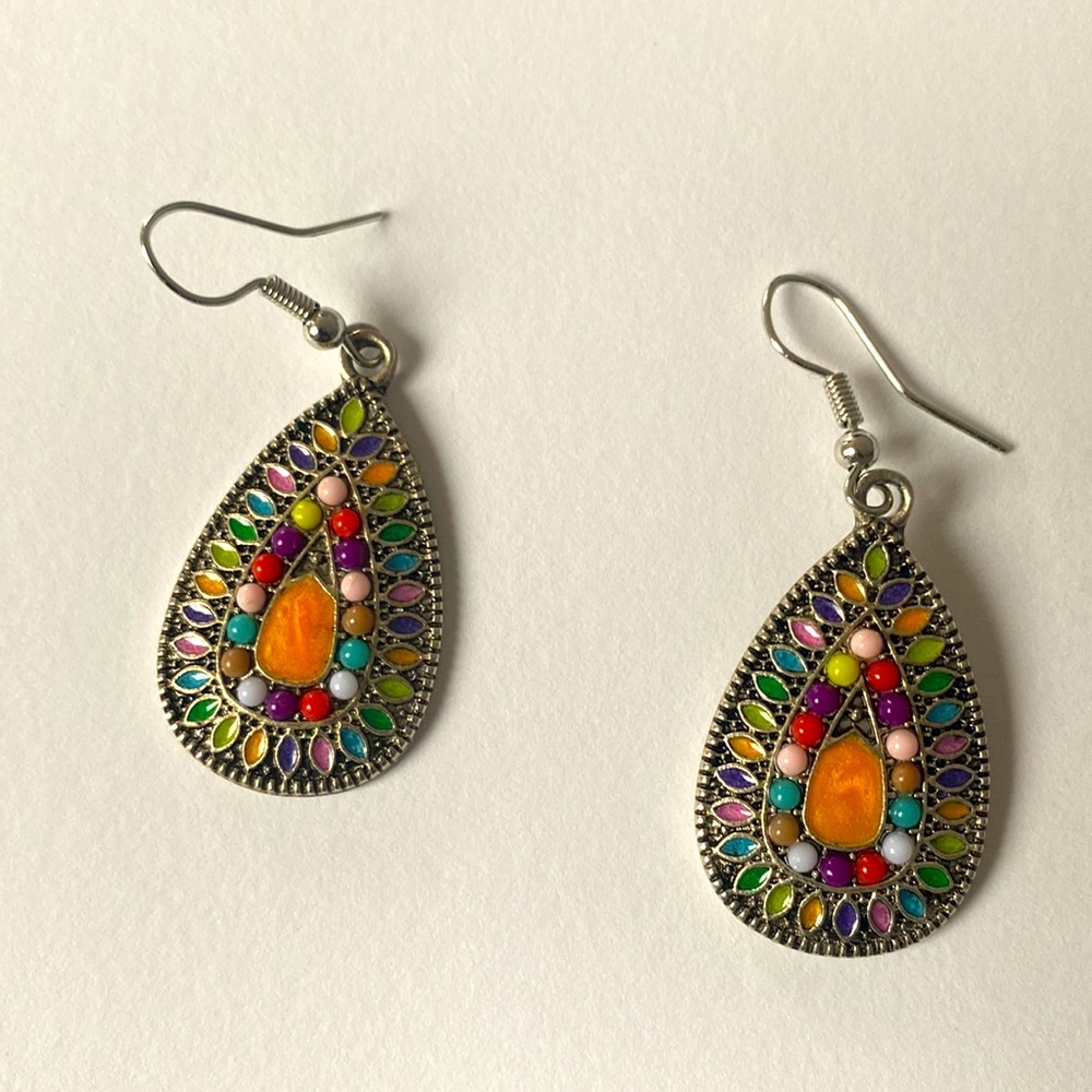 Hanging Earrings Multi Color